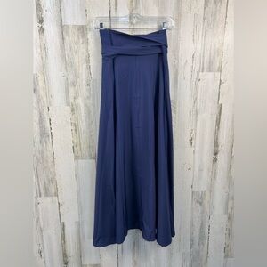 Vintage Retro Inspired Navy Blue Skirt Size M